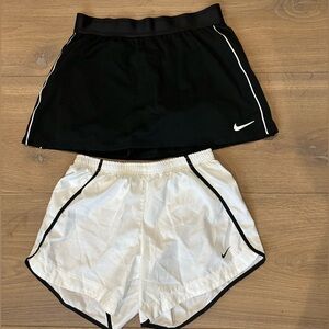Nike Tennis Skirt & Running Shorts bundle